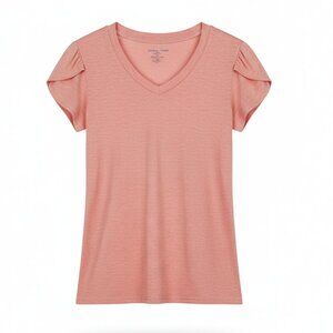 New Womenβs Light Coral Casual Top | Size Medium